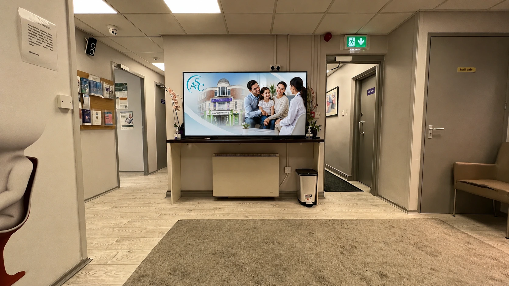 Waiting area at Aungier Street Clinic, Dublin 2